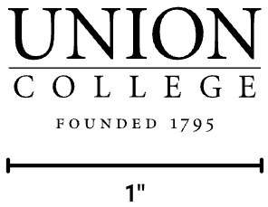 Union College Wordmark Min size 1 inch