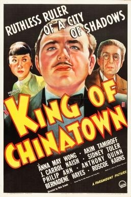 Movie poster for King of Chinatown (1939), starring Anna May Wong.