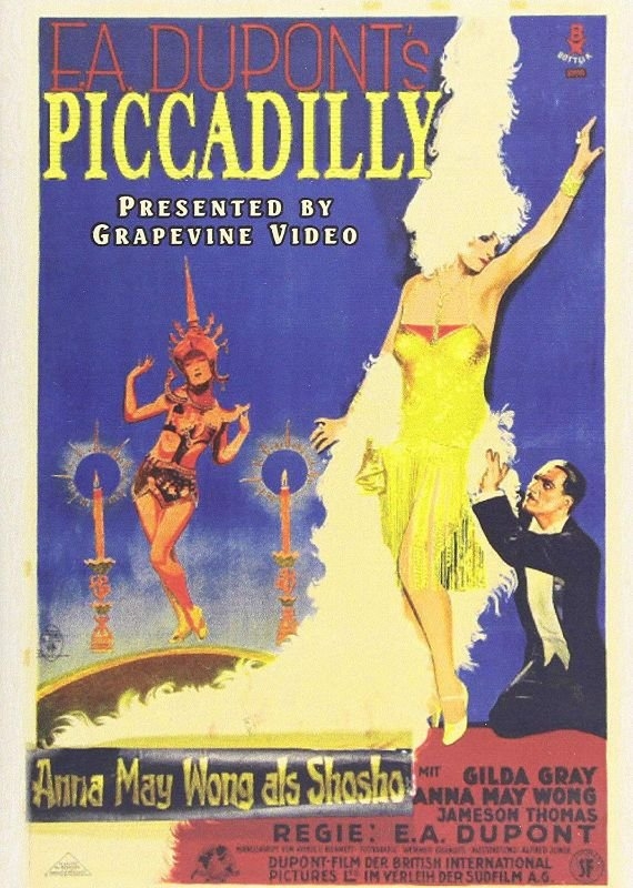Movie poster for Piccadilly (1929), starring Anna May Wong.