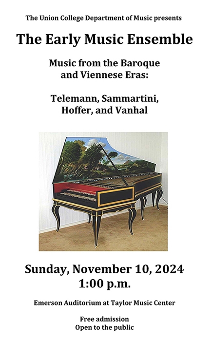 early music ensemble fall concert