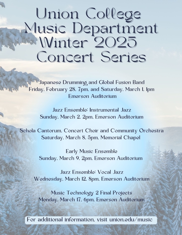 winter concert series poster