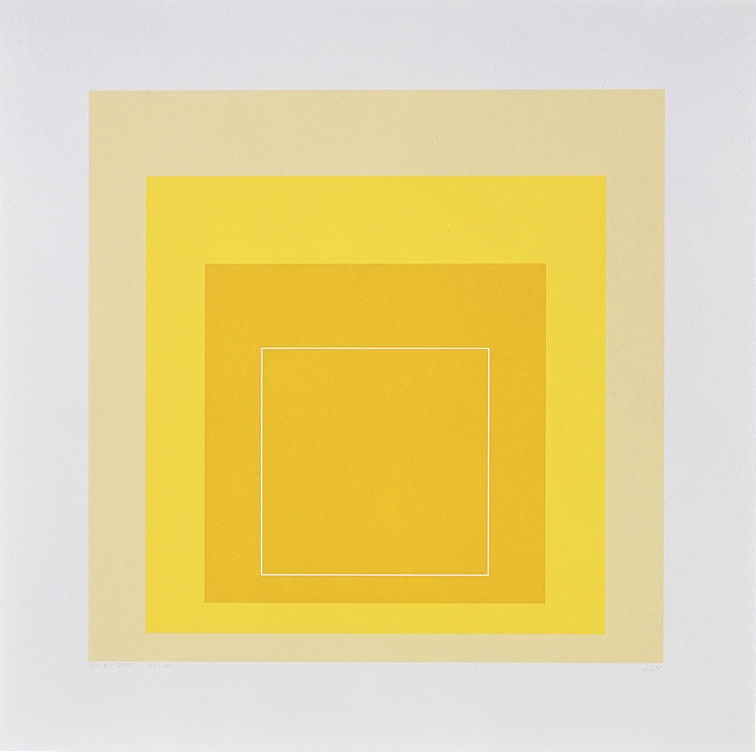 Josef Albers, White Line Square XVII