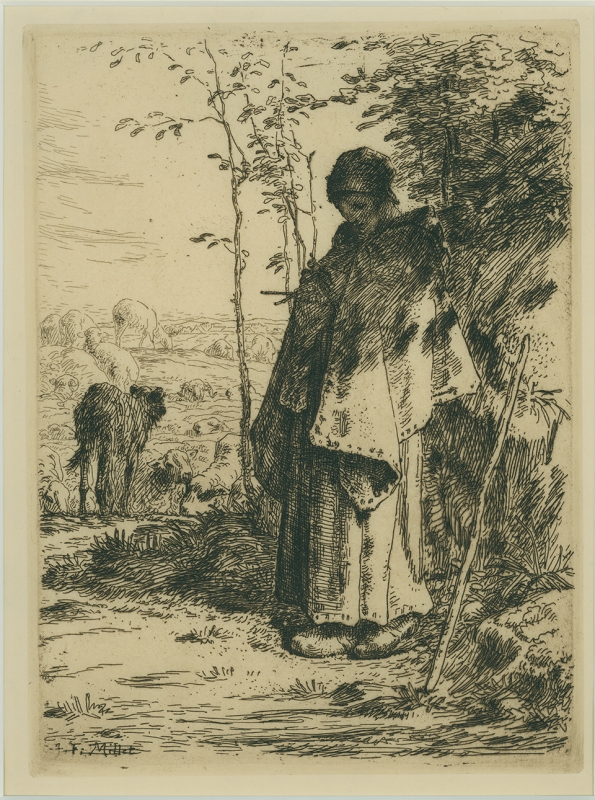 Jean-Francois Millet, La Grande Bergère