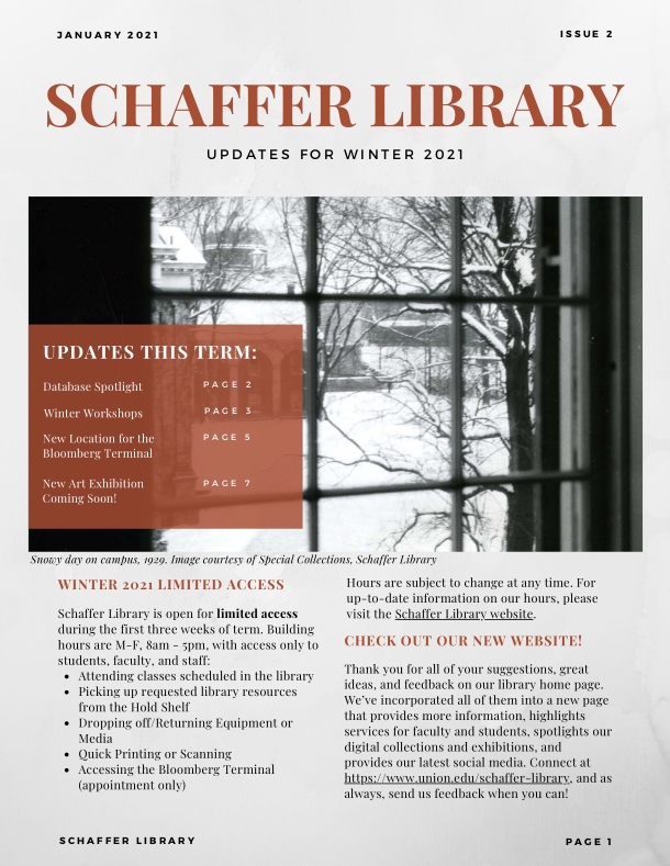 schaffer library newsletter 02