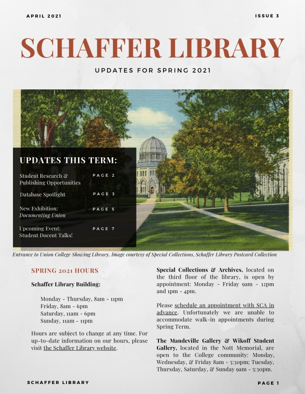 schaffer library newsletter 03