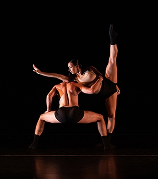 2 dancers in pose