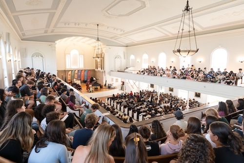 Union formally kicked off its 230th academic year Tuesday afternoon with its traditional Convocation ceremony in packed Memorial Chapel.