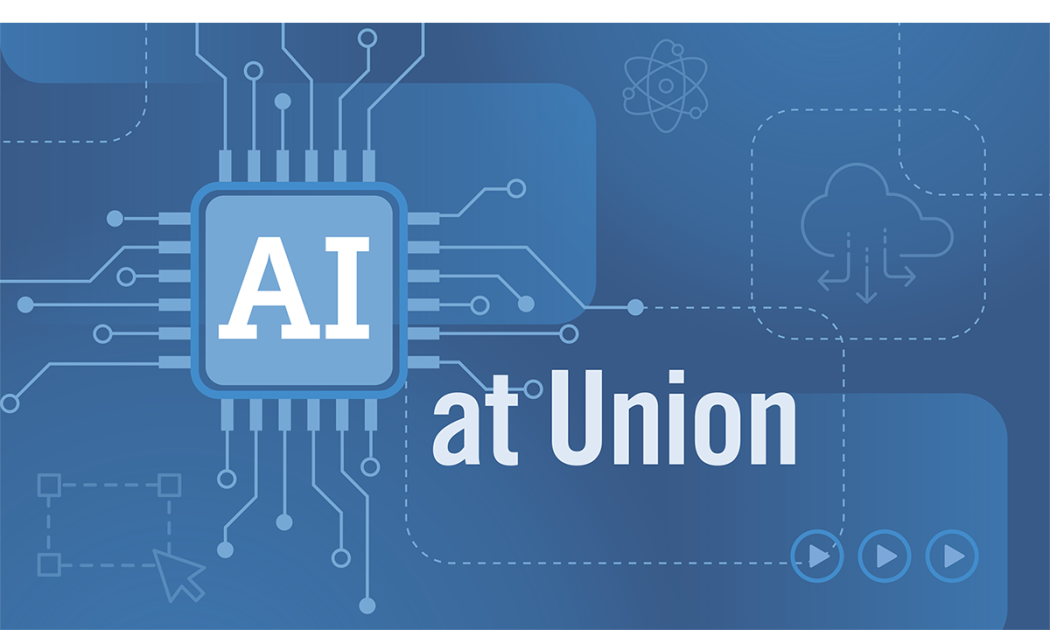 A graphic that reads AI at Union