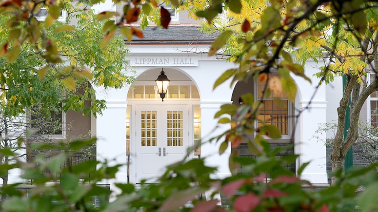 An exterior view of Lippman Hall