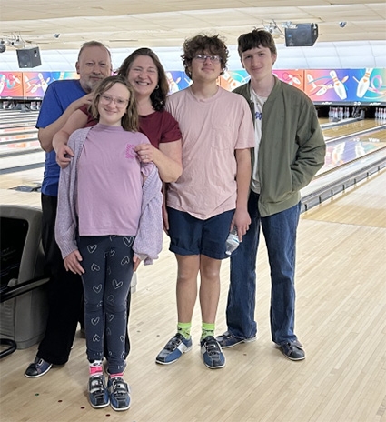 Tim and Susie Olsen and their children