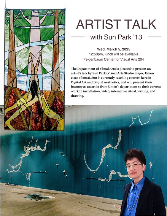 Sun Park '13 artist talk poster