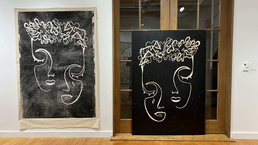 prints on display in Crowell Gallery 2