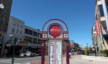 The Jay Street sign