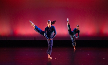 Students rehearsing for Winter Dance Concert